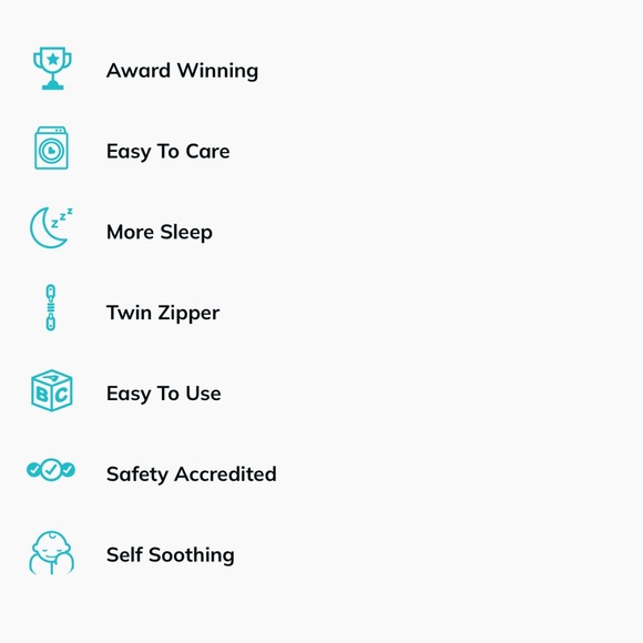 NWT The Love To Dream™ Organic Sleep Bag in doves grey - Picture 7 of 8